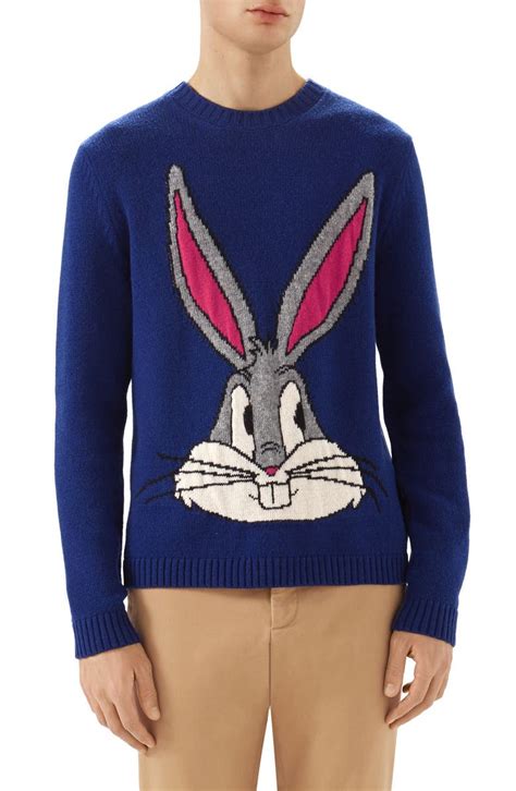 gucci bugs bunny wool sweater